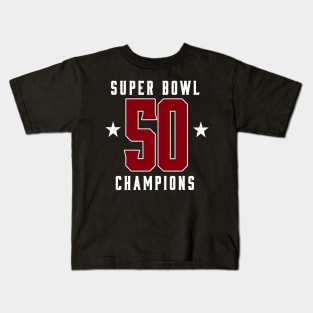 Super bowl 50 Champions Kids T-Shirt